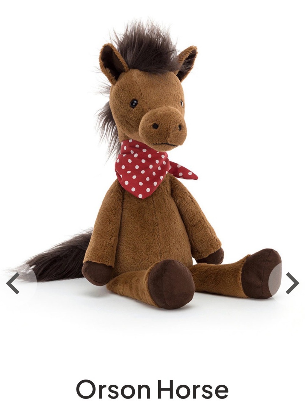 Jellycat Orson Horse Plush – Retired NWT 🐴🍂